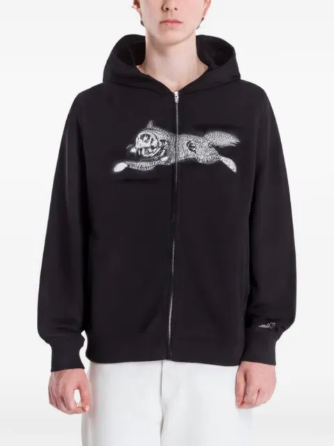Billionaire Boys Club - Ice Cream Running Dog rhinestone hoodie