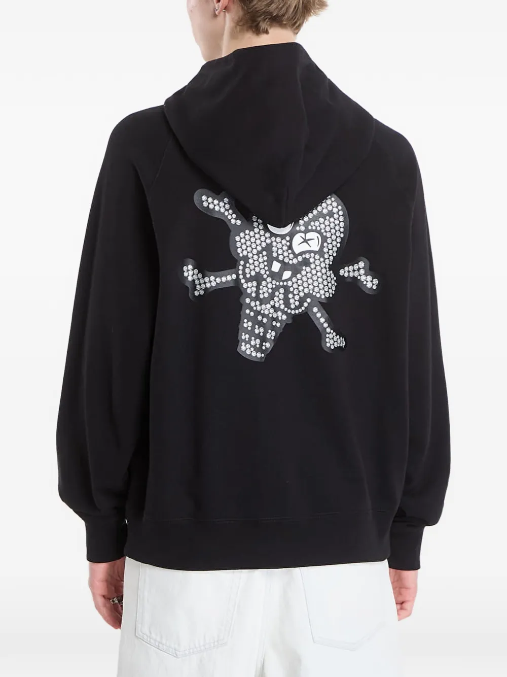 Billionaire Boys Club Ice Cream Running Dog hoodie met stras Zwart