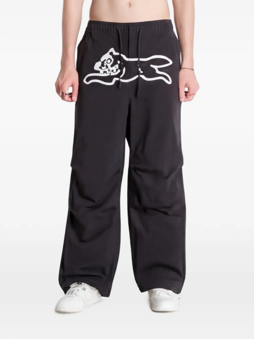 Billionaire Boys Club Ice Cream Running Dog parachute trousers Zwart