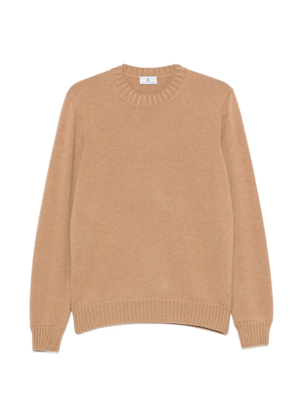 Magazzino Ricambi ribbed-trim crew-neck sweater - Nude