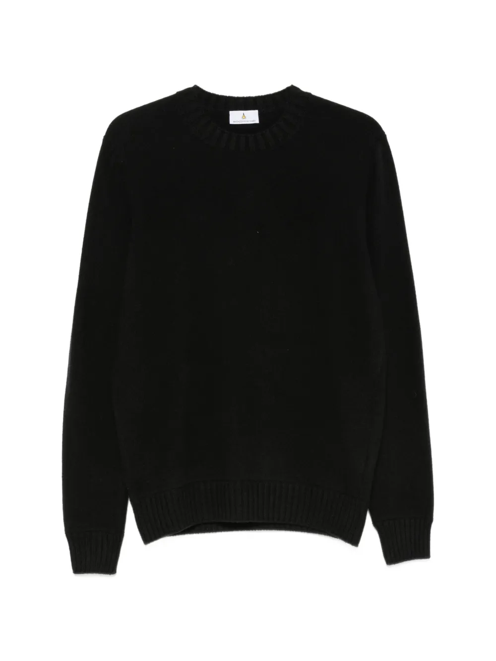 Magazzino Ricambi ribbed-trim crew-neck sweater - Schwarz