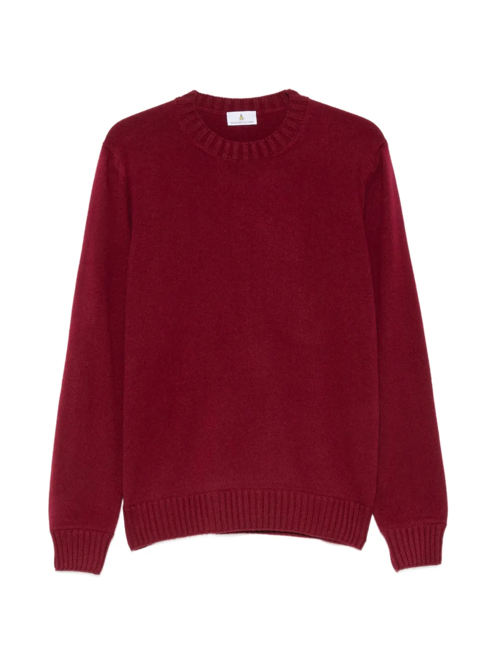 Magazzino Ricambi ribbed-trim sweater - Rot