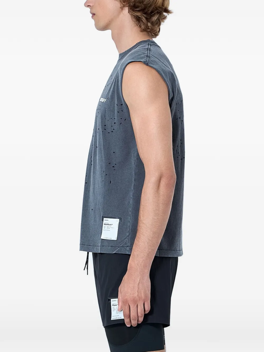 Satisfy Gerafeld T-shirt Zwart