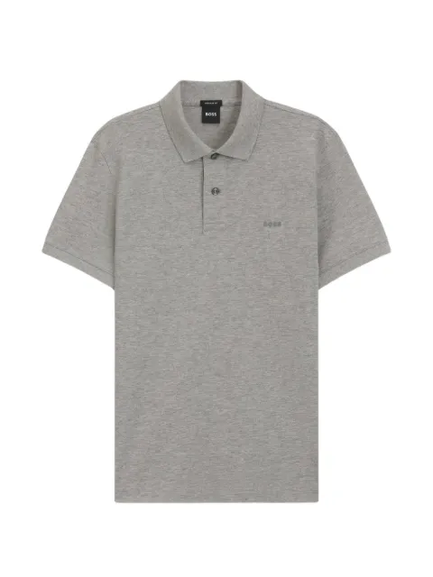 BOSS Pallas polo shirt in cotton-piqué with embroidered logo