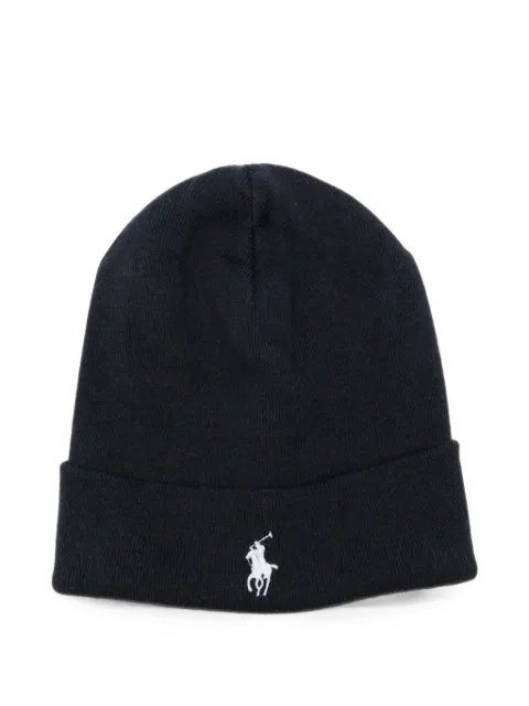 Polo Ralph Lauren logo-embroidered beanie hat