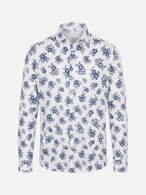 Sonrisa floral-print long-sleeve shirt