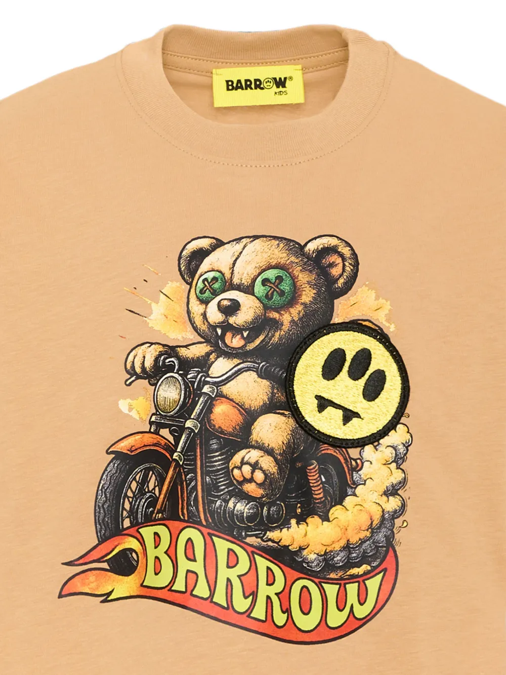 Barrow kids T-shirt met grafische print Beige