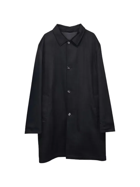 Kired single-breasted wool coat