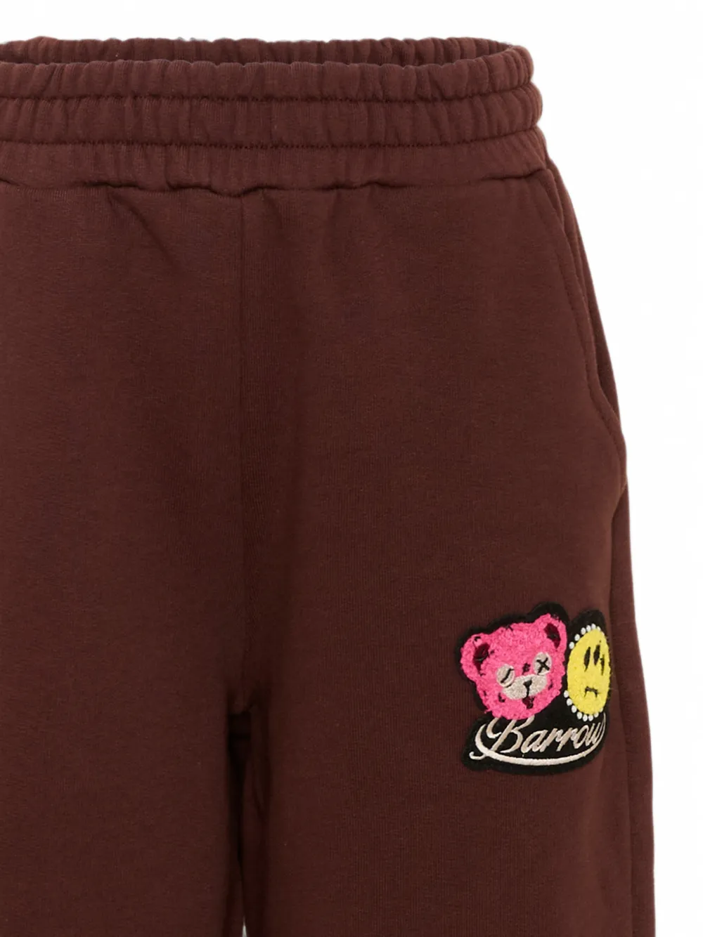 Barrow kids Trainingsbroek met logopatch Bruin