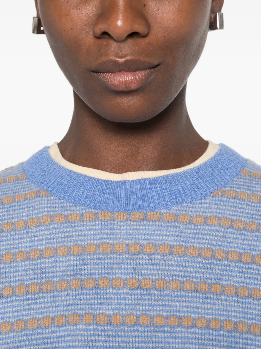 Guest In Residence Kasjmier kabelgebreide sweater Blauw