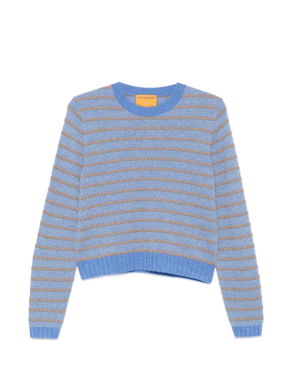 Guest In Residence Cashmere Cable-knit Sweater in Blue