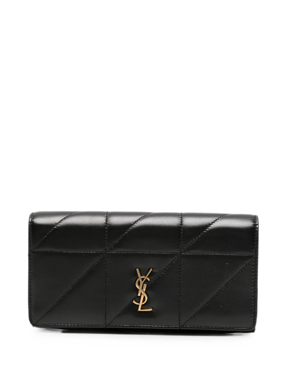 Saint Laurent Gestepptes Jamie Portemonnaie - Schwarz