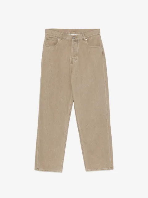 Drôle De Monsieur belt-loop straight-leg jeans