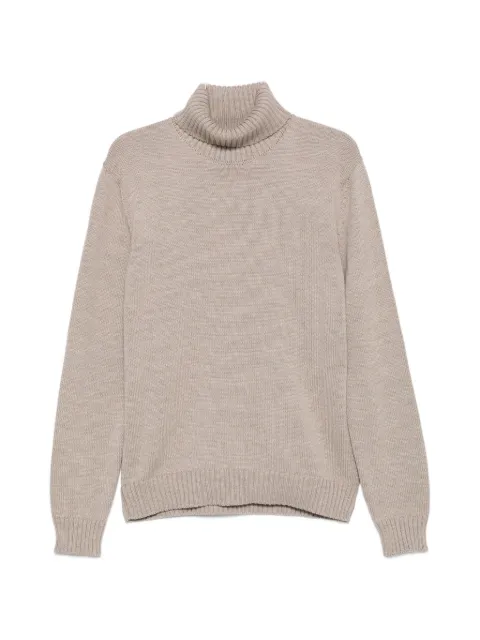 Zanone ribbed-knit roll-neck sweater
