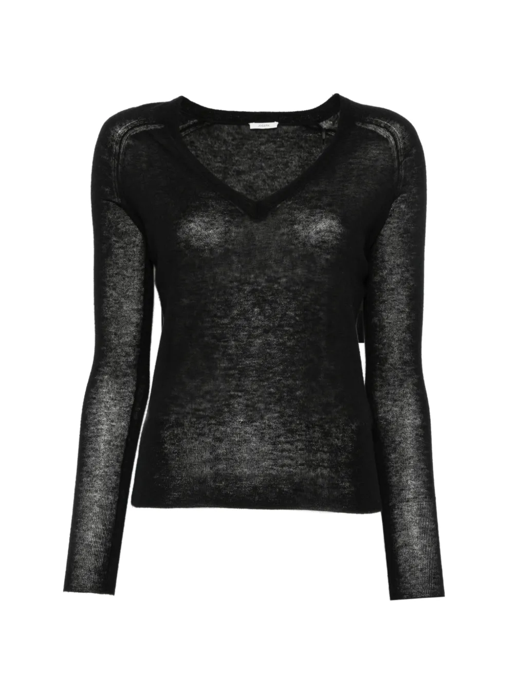 JOSEPH Cetus V-neck top - Nero