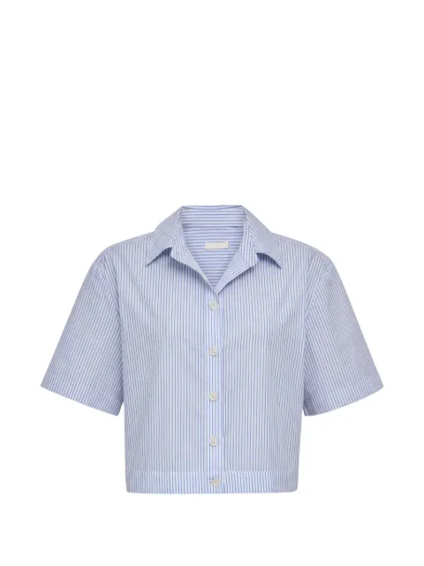 DL1961 Carlee striped cropped shirt