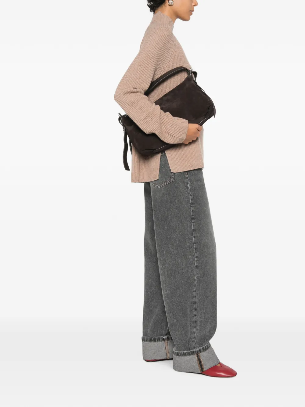 'S Max Mara Ribgebreide trui Beige