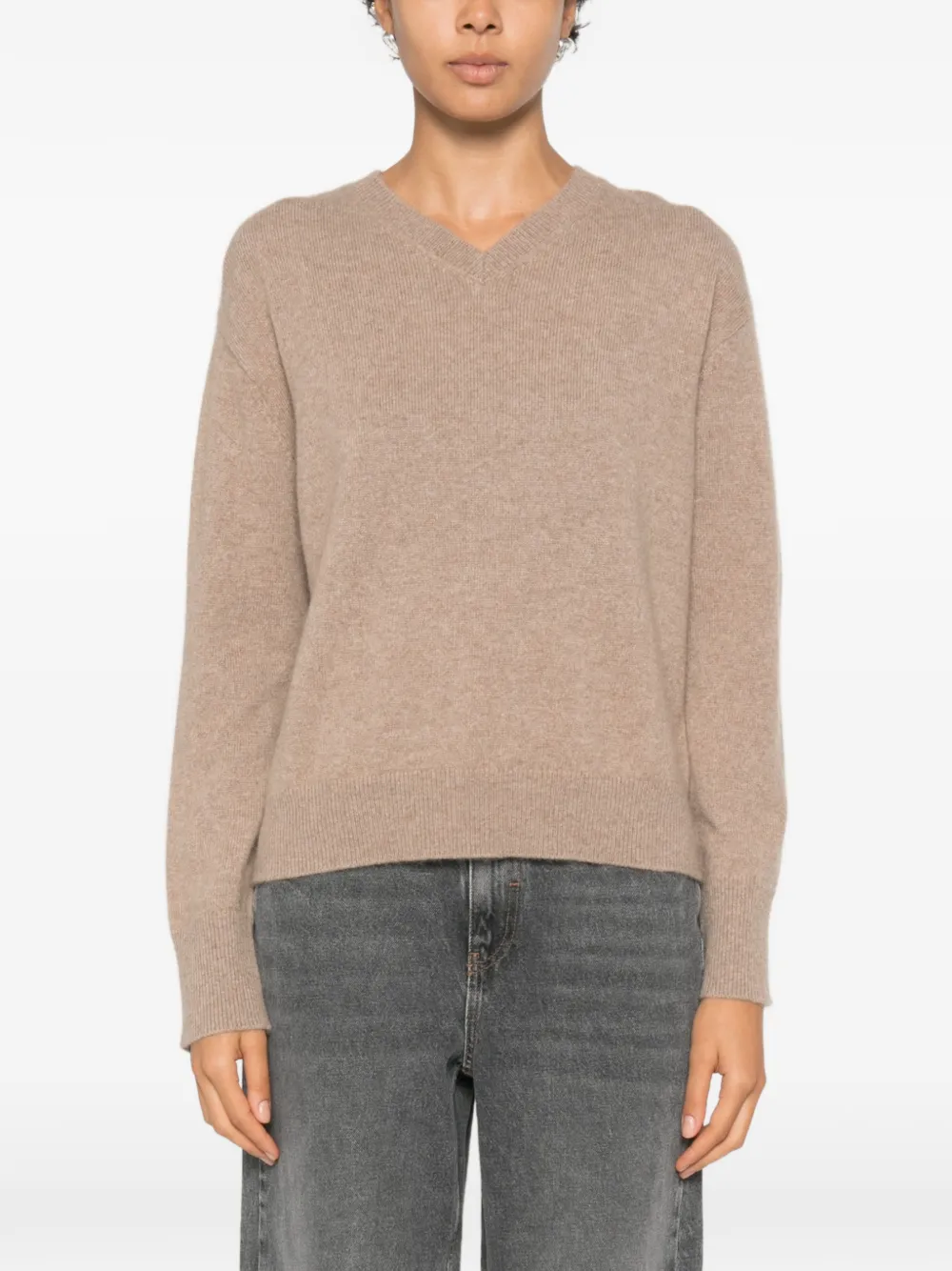 'S Max Mara Trui met V-hals Bruin