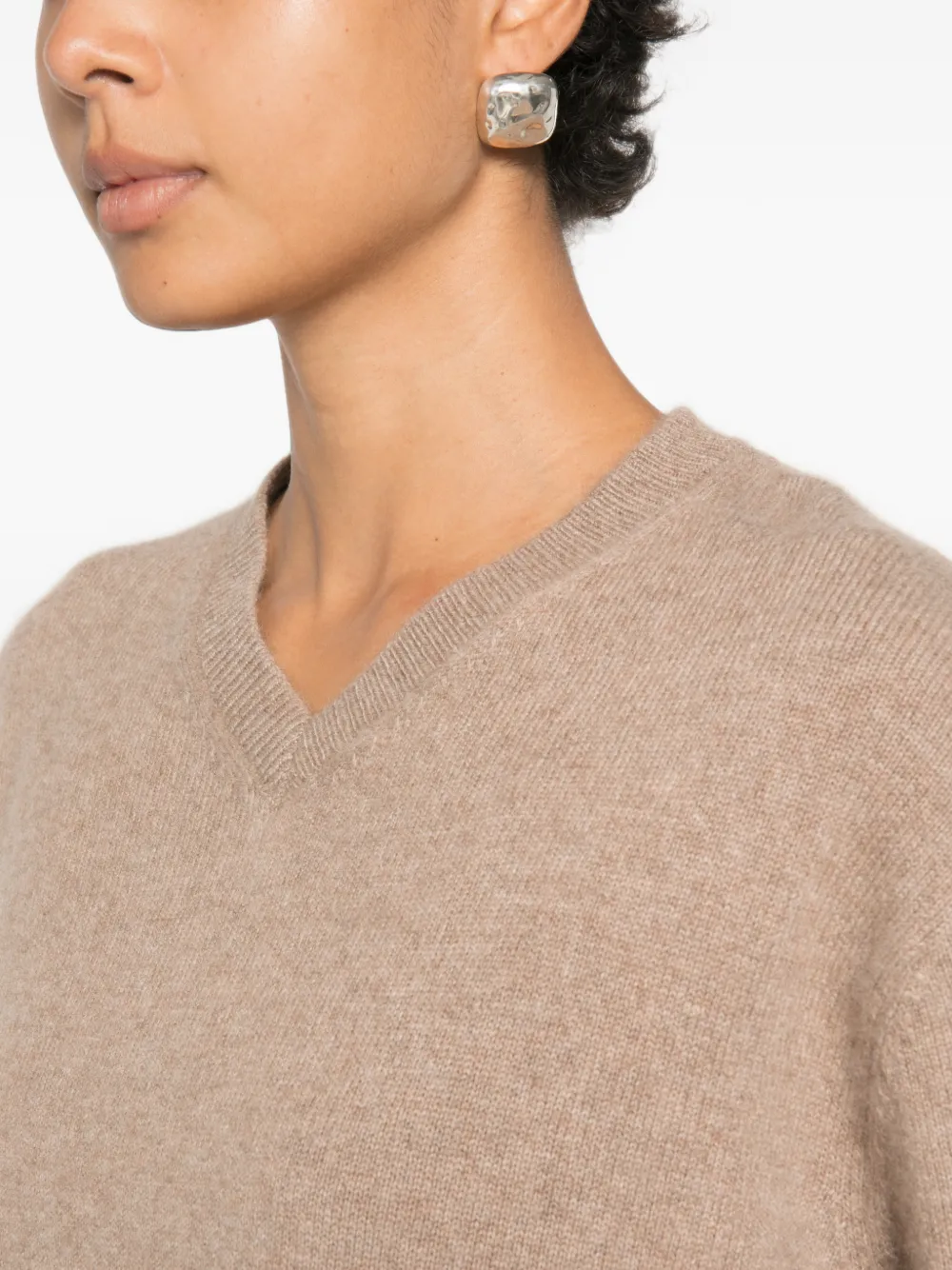 'S Max Mara Trui met V-hals Bruin