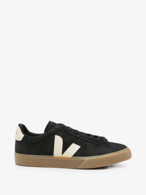 VEJA logo-patch suede sneakers