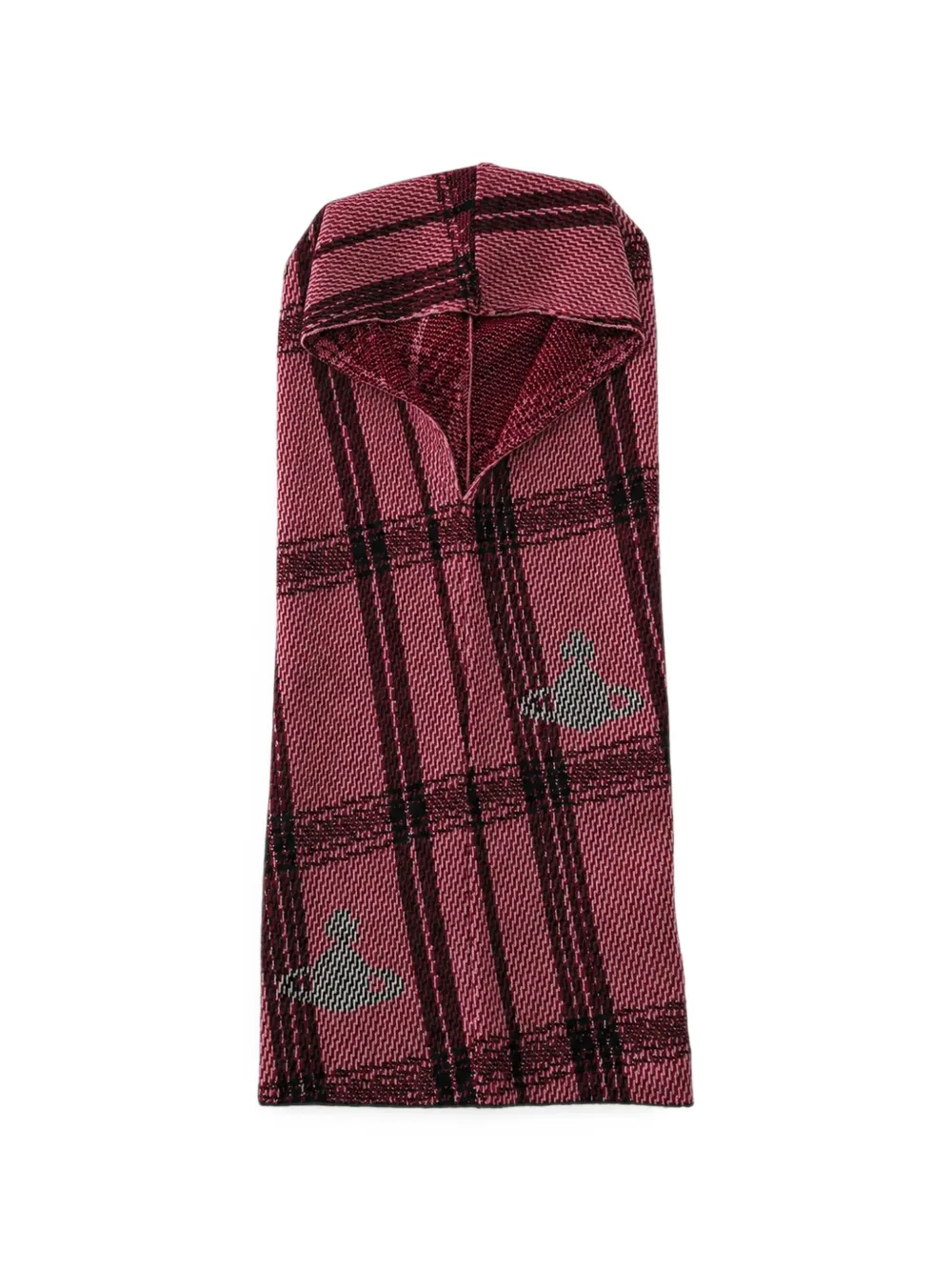 Vivienne Westwood Bi hoodie met tartan ruit Rood