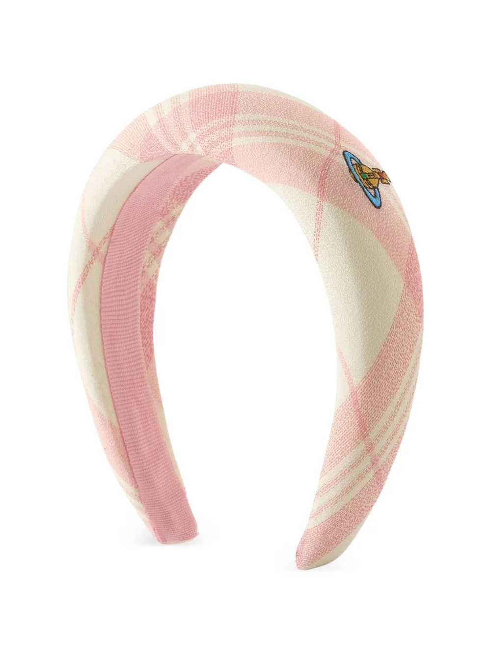 Vivienne Westwood Haarreif mit Orb-Stickerei - Nude