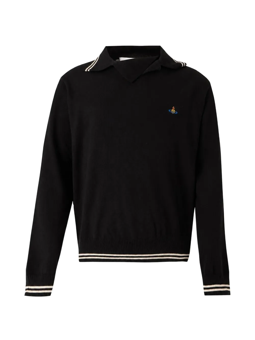 Vivienne Westwood Doubletake polo-collar sweater - Nero