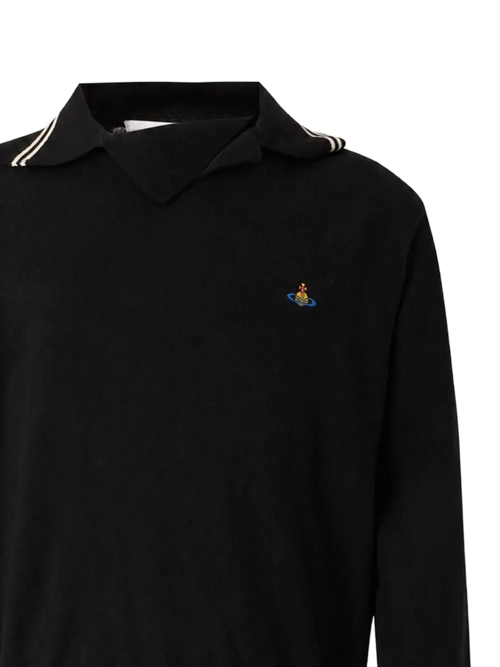 Vivienne Westwood Doubletake trui met polokraag Zwart