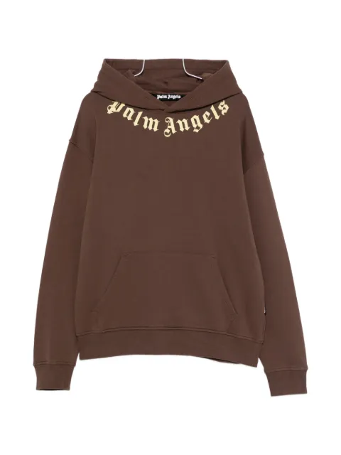 Palm Angels 넥 로고 프린트 후디
