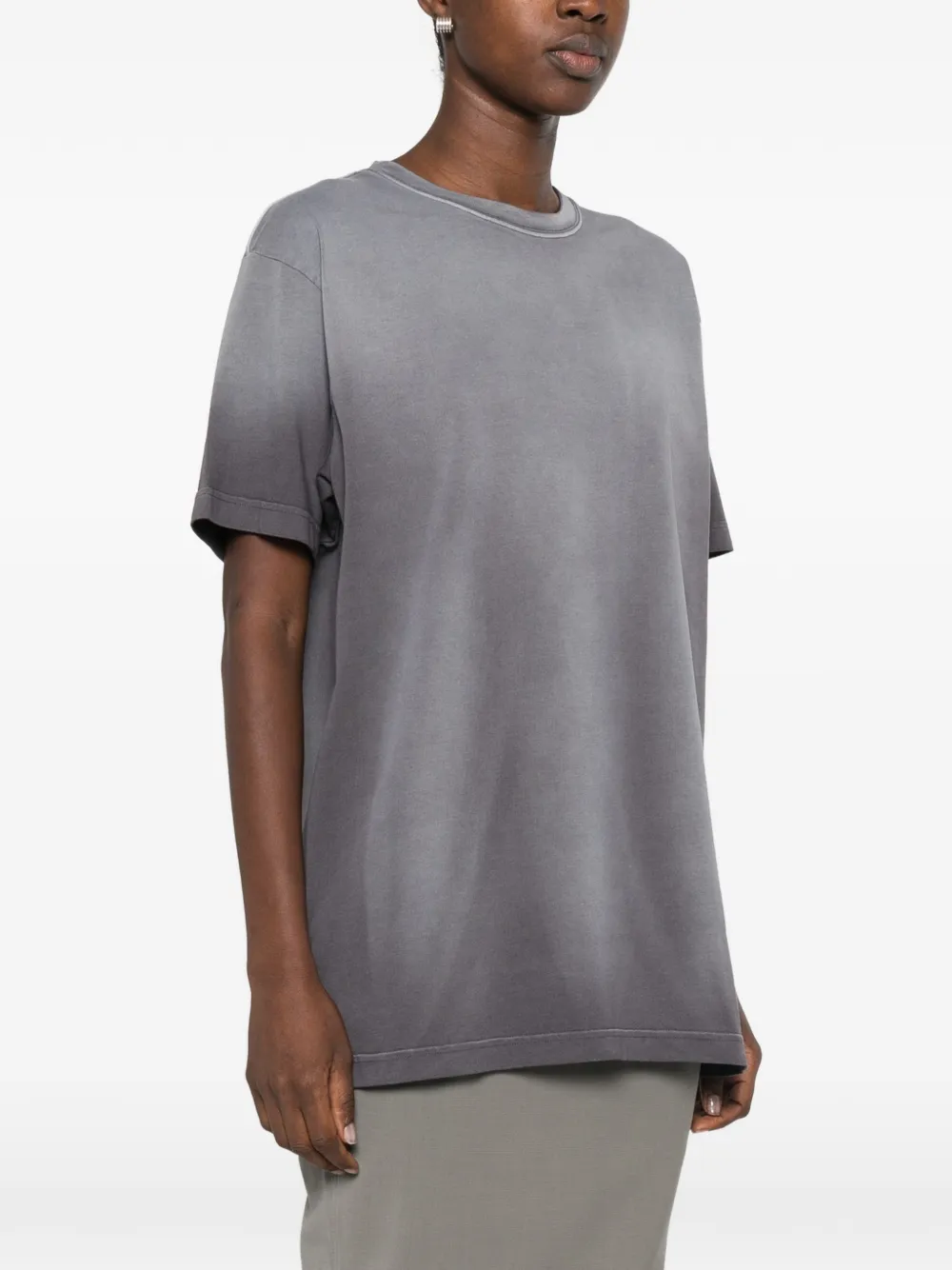 Mugler T-shirt met ronde hals Grijs