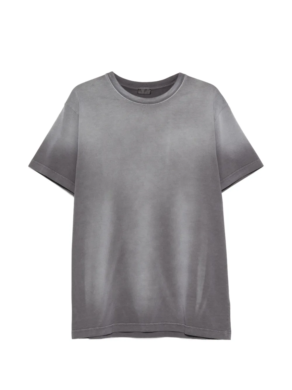Mugler T-shirt girocollo a maniche corte - Grigio