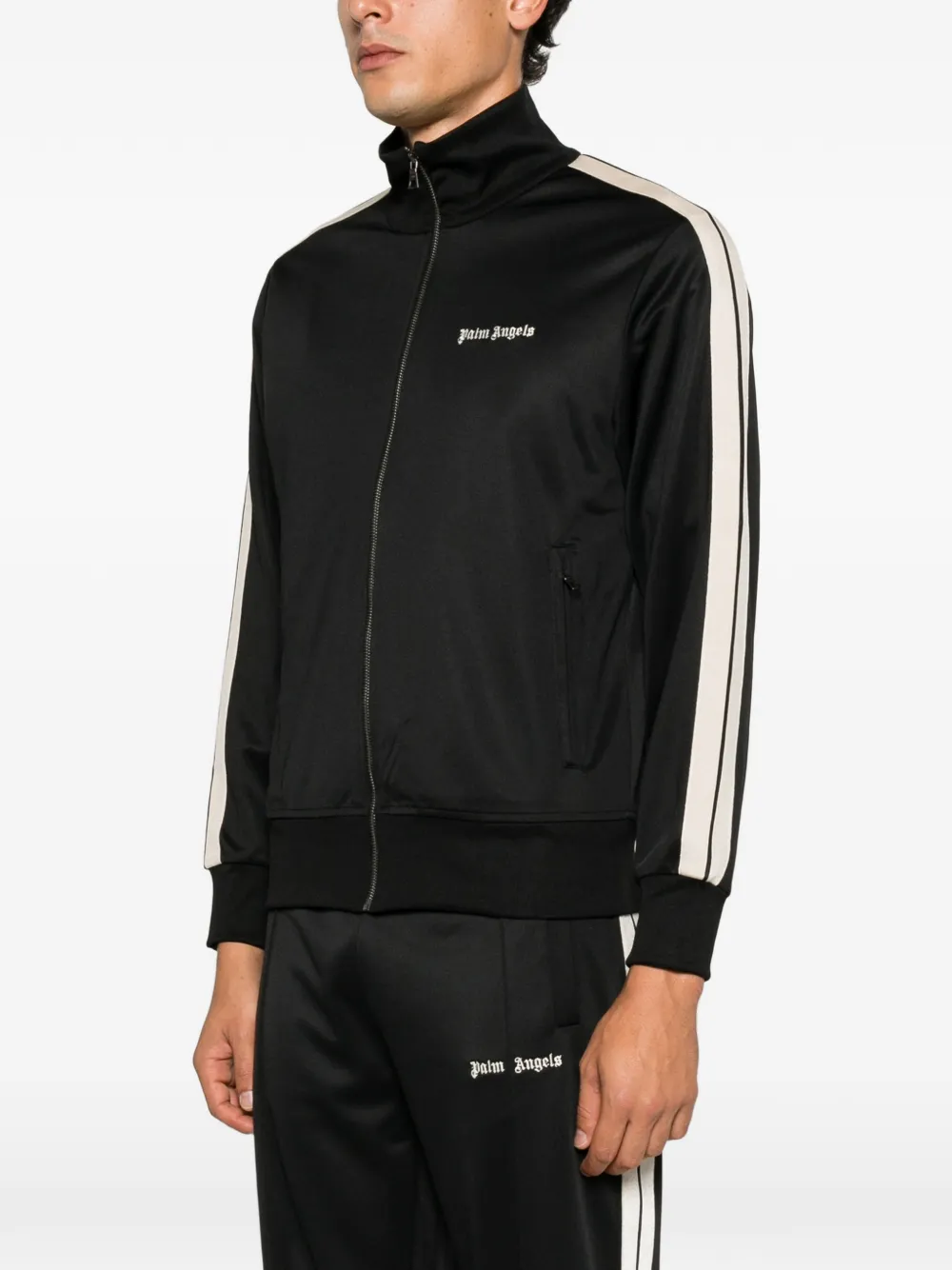 Palm Angels Sweater met geborduurd logo Zwart