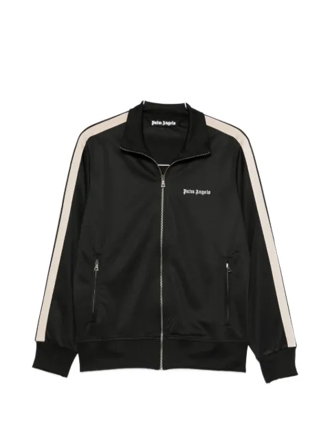 Palm Angels embroidered-logo zip-up sweatshirt