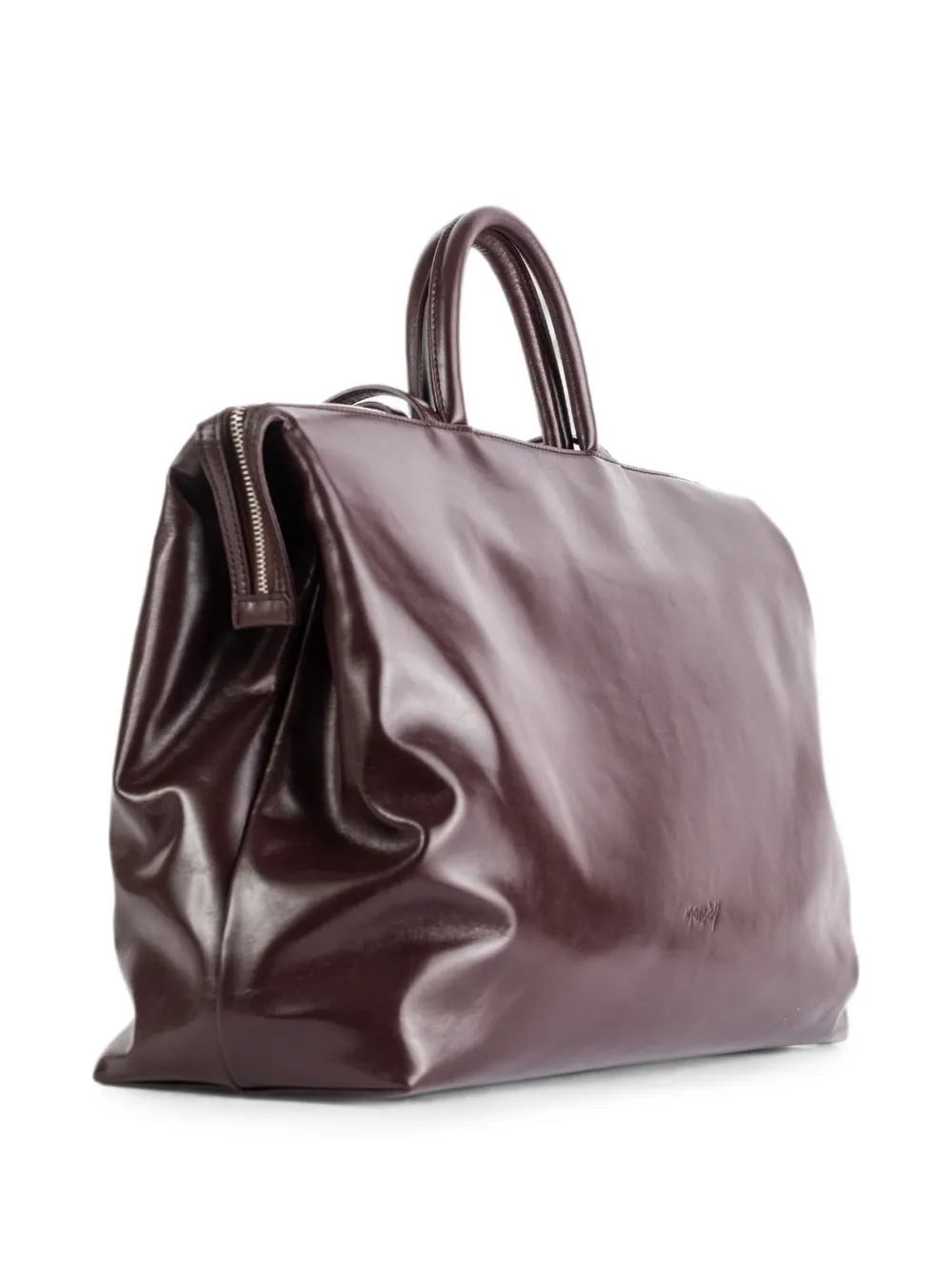 Marsèll Shopper met logo-reliëf Bruin