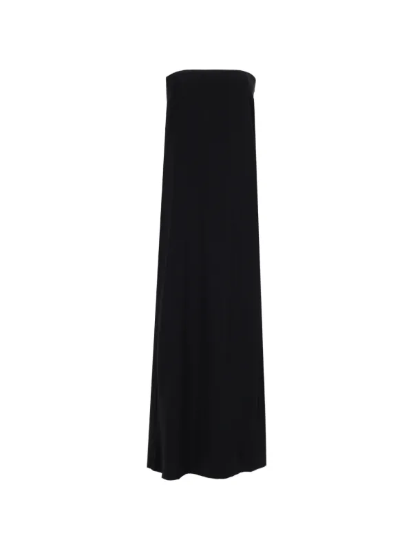 Co Strapless Maxi Dress in Black