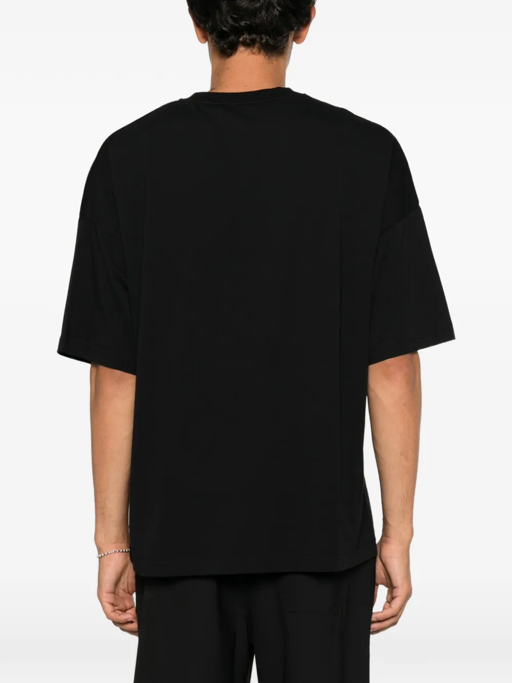 Palm Angels Vintage Box Logo T-shirt met print en korte mouwen Zwart