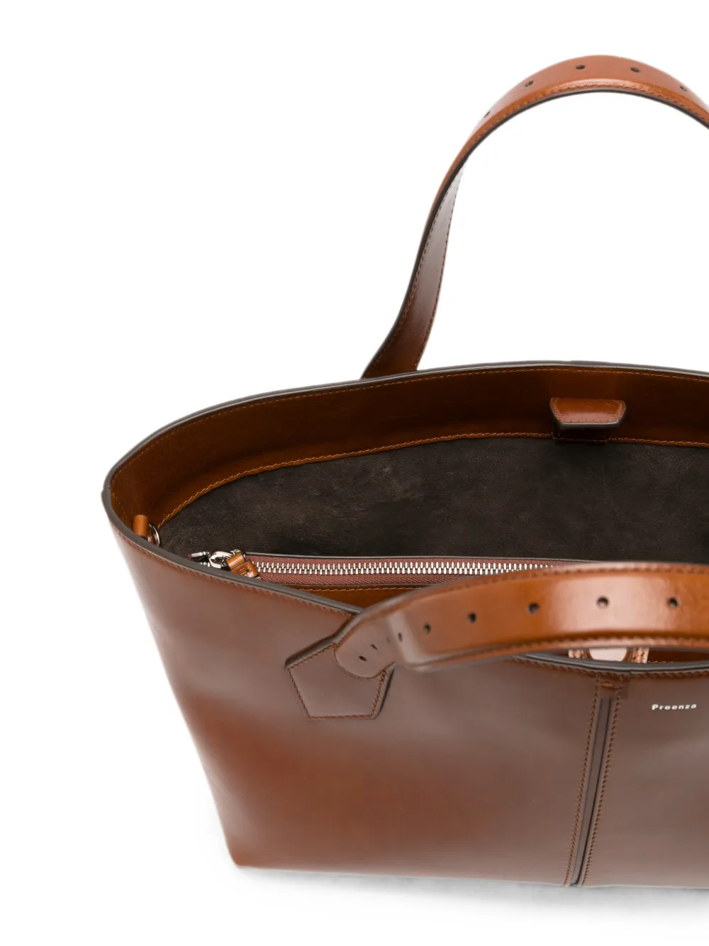 Proenza Schouler East West Chelsea shopper van zacht kalfsleer Bruin