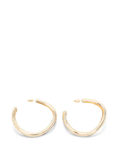 JOSEPH Bean XL organic-shape hoop earrings