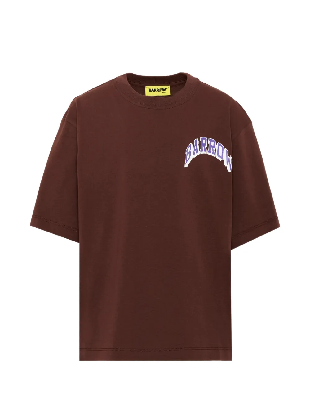 Barrow kids logo-print T-shirt - Marrone