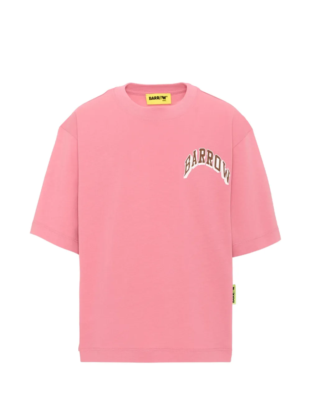 Barrow kids graphic-print T-shirt - Rosa