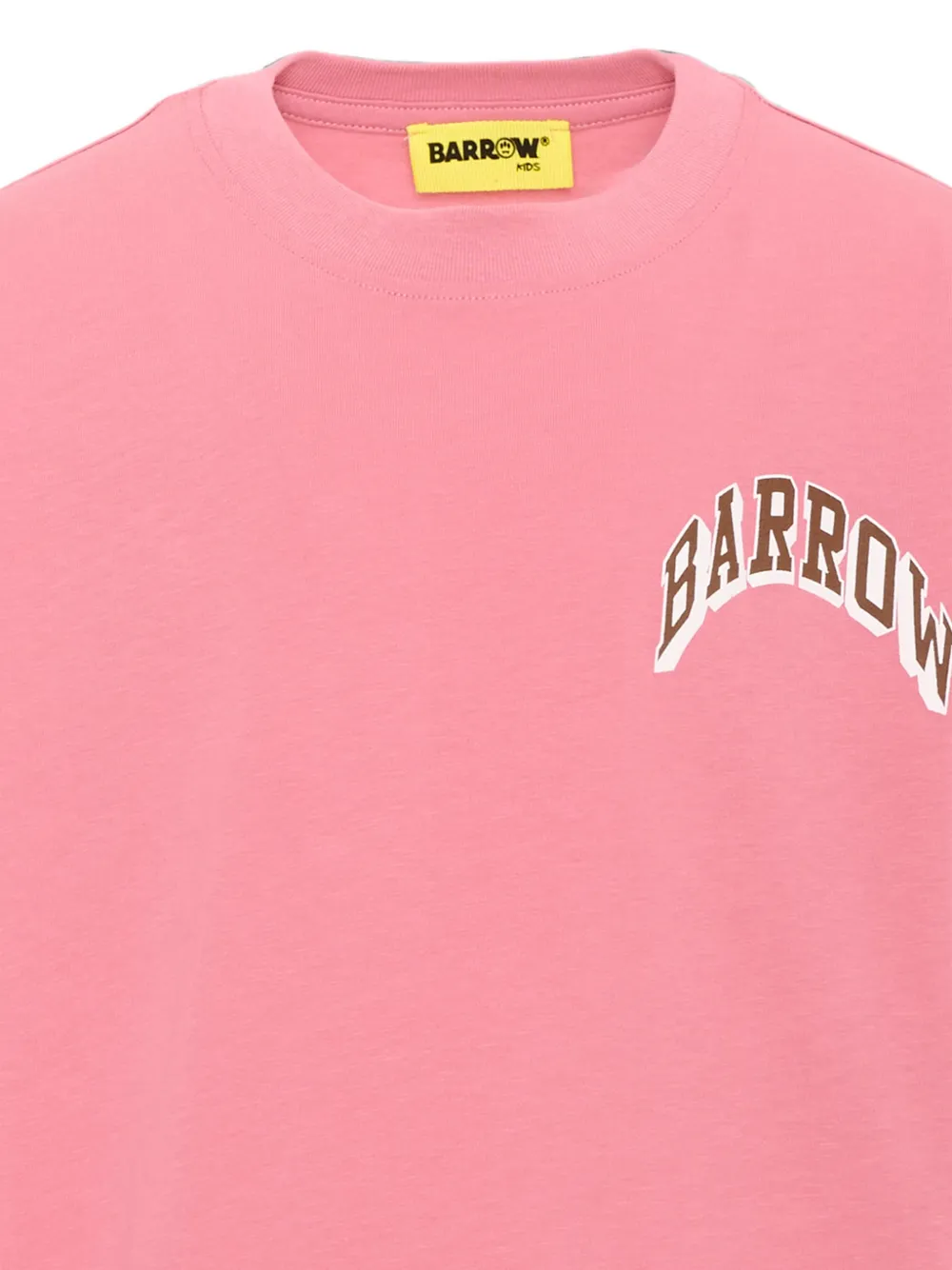 Barrow kids graphic-print T-shirt Roze