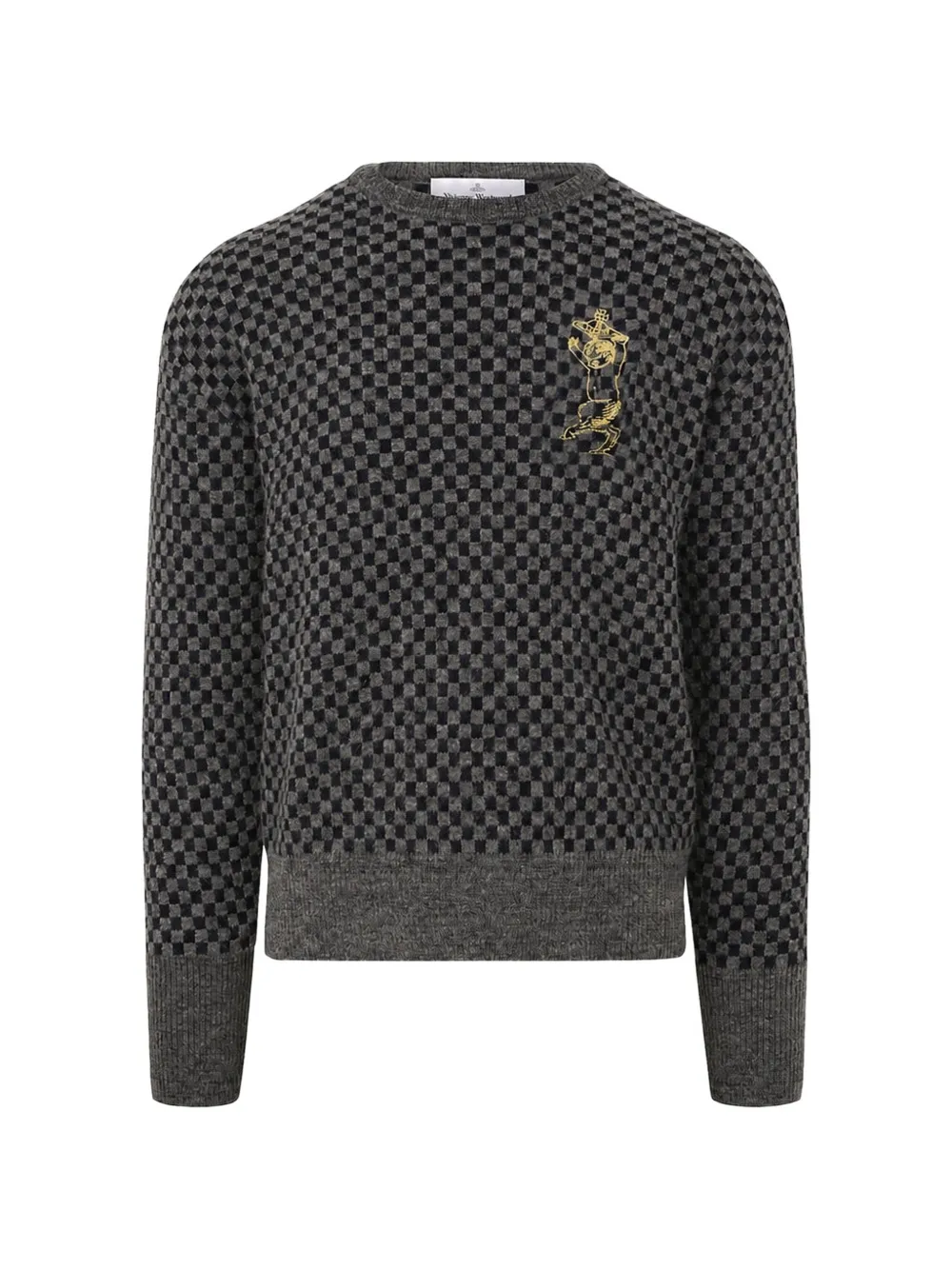 Vivienne Westwood Checkmate jumper - Grigio