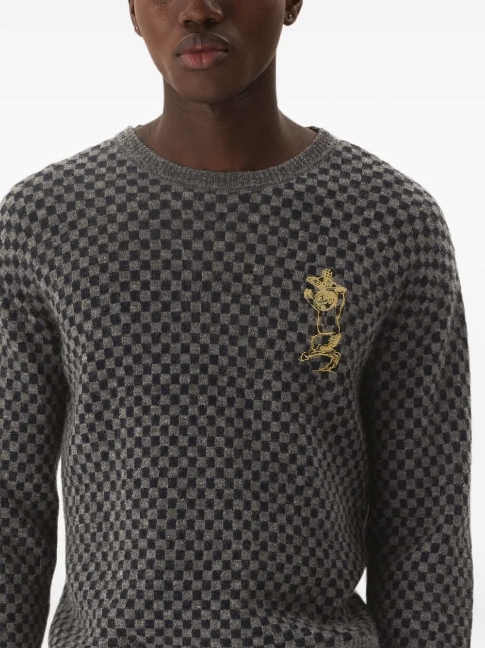 Vivienne Westwood Checkmate trui Grijs