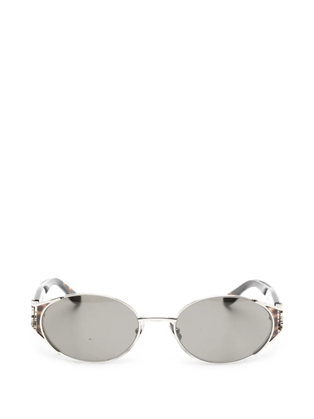 Saint Laurent Eyewear Cassandre zonnebril met schildpadschild-design Bruin