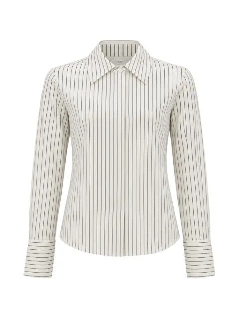 Co vertical-stripe silk shirt