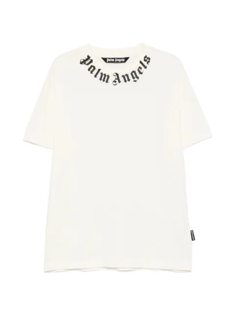 Palm Angels Neck Logo printed T-shirt