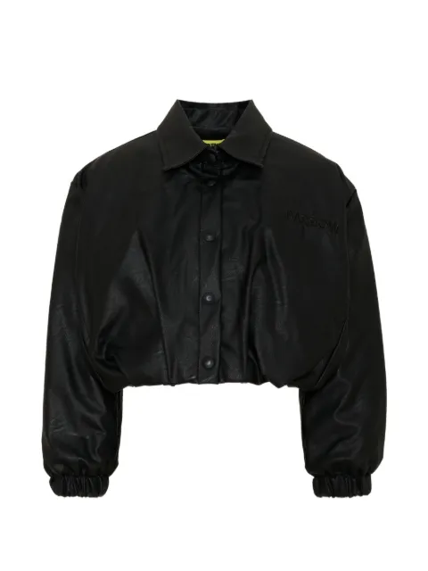 Barrow kids logo-embroidered cropped jacket