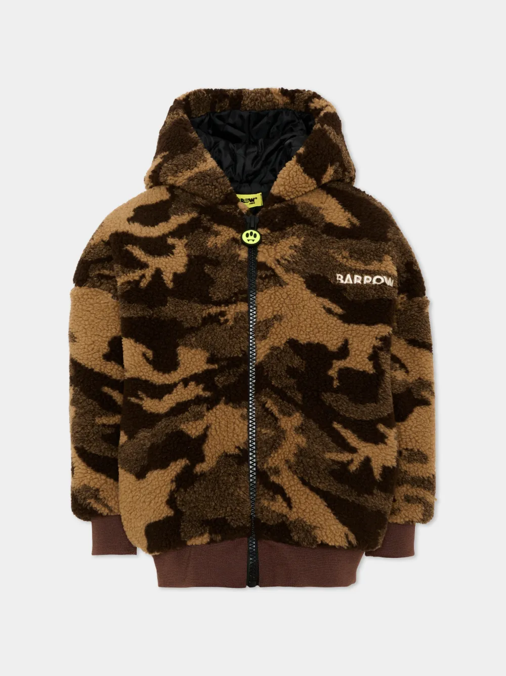 Barrow kids camouflage jacket - Marrone