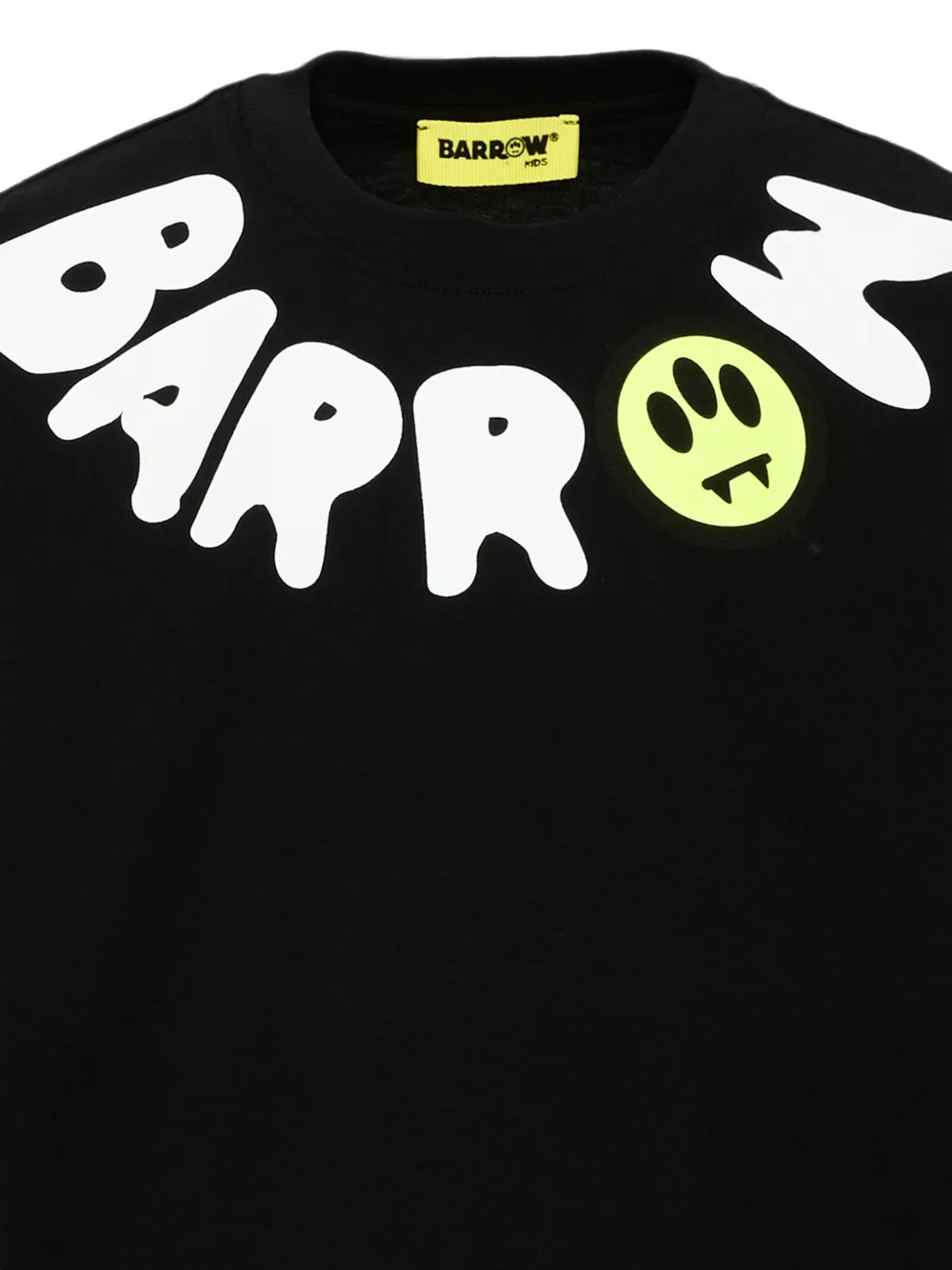 Barrow kids logo-print T-shirt Zwart