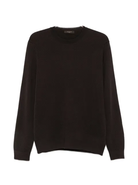 slowear waffle-knit sweater